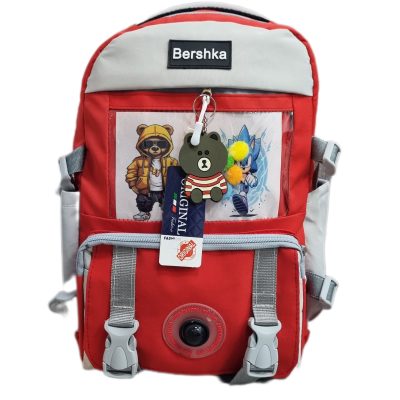 کوله مدرسه چراغ چشمک زن جیب بغل